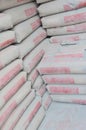 Cement bags Royalty Free Stock Photo