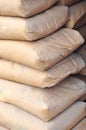 Cement bags Royalty Free Stock Photo