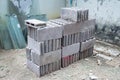 Cement bricks for building