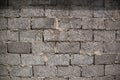 Cement cinder block wall background, brick textur Royalty Free Stock Photo