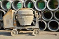 Cement or Concrete mixer drum