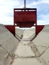 Cement ditch red water head gate for farming flood irrigation