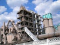 Cement factory Royalty Free Stock Photo