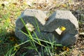 Cement gray block Royalty Free Stock Photo