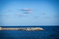 Cement groyne