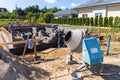 Cement mixer for building