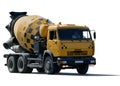 Cement mixer truck Royalty Free Stock Photo