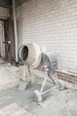 The cement mixer Royalty Free Stock Photo