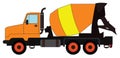 Cement mixing truck