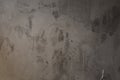 Cement mortar black wall, concrete texture Royalty Free Stock Photo