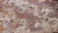 Cement in the old rusty iron's surface texture Royalty Free Stock Photo