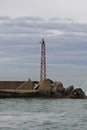 Cement pier harbour entrance