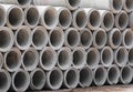 Cement pipe Royalty Free Stock Photo