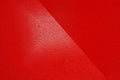 Cement Red plaster walls have rough surface. Royalty Free Stock Photo