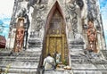 A cement sculpture of Phra That Ing Hang, a relic that Lao and Thai people respect and believe in Savannakhet