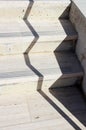 Cement stairs of The Salk Institute Royalty Free Stock Photo