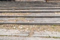Cement and stone steps conglomerates Royalty Free Stock Photo