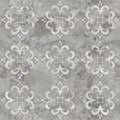 Cement texture and damask pattern background, grunge backdrop Royalty Free Stock Photo