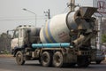 Cement truck of PWS Concrete.