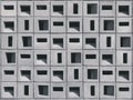 Cement wall cubic pattern Geometric background Architecture details