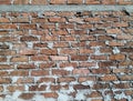 Cemented brick wall background