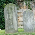 Cemetary Headstones Royalty Free Stock Photo