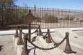 Cemetery in the Atacama Desert, Chile Royalty Free Stock Photo