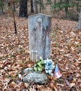 Cemetery in Boykin Springs Recreation Area Royalty Free Stock Photo