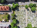 Cemetery in Bytom, Poland Royalty Free Stock Photo