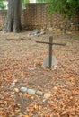 Cemetery at the Carmel Mission Royalty Free Stock Photo