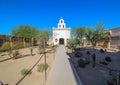 Cemetery Chapel At Spanish Mission Xavier De Bac Royalty Free Stock Photo