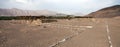 Cemetery of Chauchilla at Nazca or Nasca area in Peru Royalty Free Stock Photo