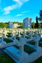 Cemetery of the Defenders of Lwow on Lychakiv Cemetery in Lviv Royalty Free Stock Photo