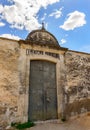 Cemetery Entrance at Bocairent Medieval Town Royalty Free Stock Photo