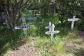 Cemetery at Estancia Harberton in Tierra del Fuego, Patagonia, Argentina