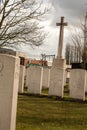 Cemetery fallen soldiers World War I Flanders Belgium
