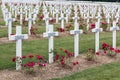 Cemetery First World War soldiers died at Battle of Verdun, Fran Royalty Free Stock Photo