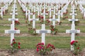 Cemetery First World War soldiers died at Battle of Verdun, Fran Royalty Free Stock Photo