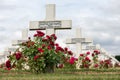 Cemetery First World War soldiers died at Battle of Verdun, Fran Royalty Free Stock Photo