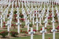 Cemetery First World War soldiers died at Battle of Verdun, Fran Royalty Free Stock Photo