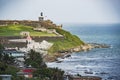 Coastal view of Old San Juan, Puerto Rico Royalty Free Stock Photo