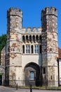 The Cemetery Gate of the former Abbey of St. Augustine. St. Augustine\'s Abbey Royalty Free Stock Photo