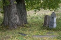 Cemetery gravestone tombstone headstone zombie - Russia Usolye 5 Oct 2017 .