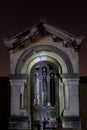 Cemetery graveyard tomb night, Leuven, Belgium