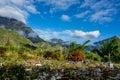 Cemetery in Hell Bourg Cirque de Salazie La Reunion island Royalty Free Stock Photo