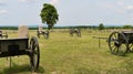 Cemetery Hill, Site of Pickets Charge, Gettysburg Royalty Free Stock Photo