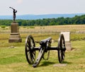 Cemetery Hill, Site of Pickets Charge, Gettysburg Royalty Free Stock Photo