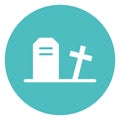 Cemetery Isolated Vector icon which can easily modify or edit Royalty Free Stock Photo