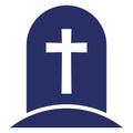 Cemetery Isolated Vector icon which can easily modify or edit Royalty Free Stock Photo
