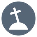 Cemetery Isolated Vector icon which can easily modify or edit Royalty Free Stock Photo